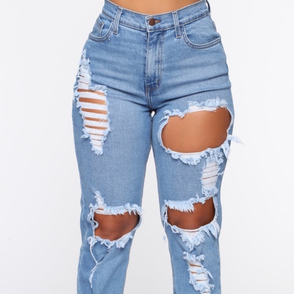 Fashion nova boyfriend jean - Picture 3 of 4